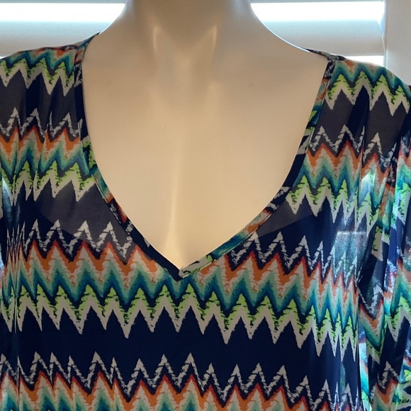 Rue21 Zigzag Pattern Mini Dress - Multicolor - Picture 2 of 7
